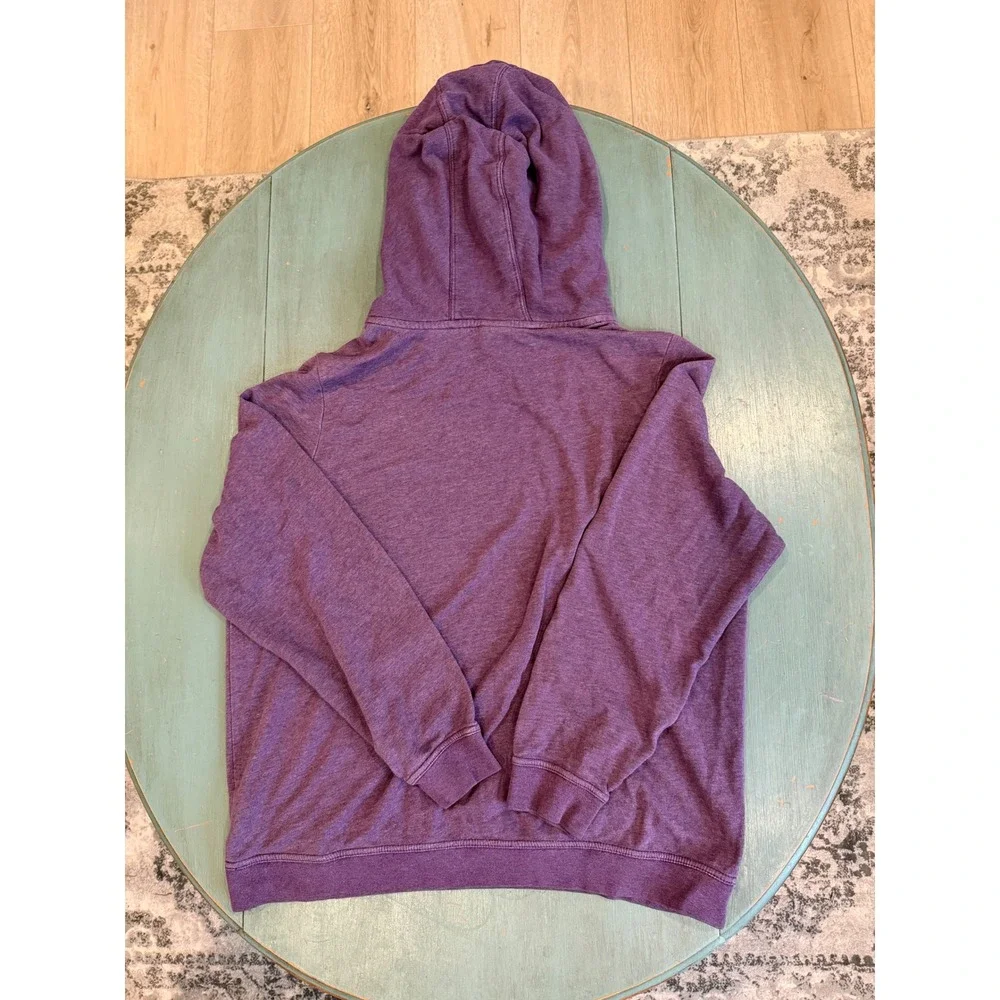 Nike Gym Vintage Funnel Neck Hoodie Purple Heather XL Pullover Women